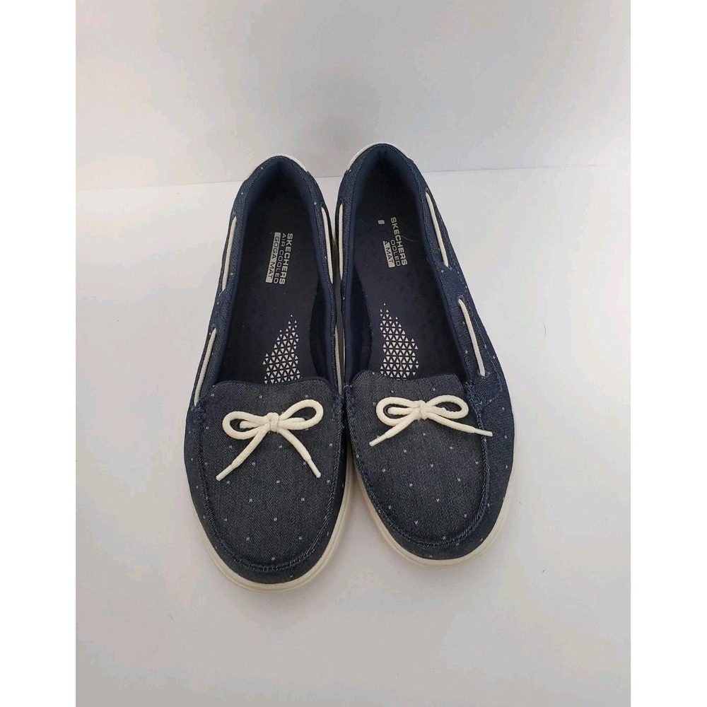Skechers Glide Ultra Ocean Sky 16111 DENIM Women's Shoes Size 8 Color: Blue